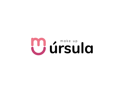 ÚRSULA MAKE UP brand identity branding design icon illustrator logo minimal vector visual identity