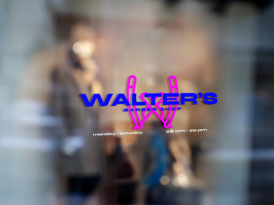 WALTER'S BRANDING brand identity branding design icon illustrator logo minimal mockup photoshop post vector visual identity