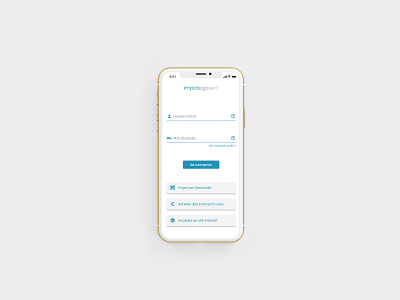 Redesign | impots.gouv.fr app government mockup ui ux