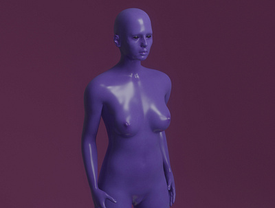 Alien Woman 3d art 3d modeling abstract
