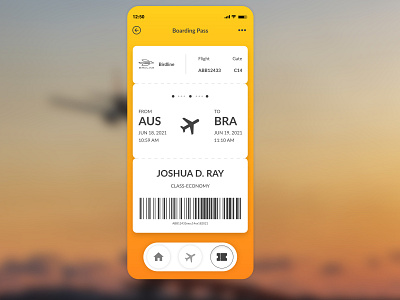 Boarding Pass DailyUI 24