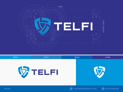Telfi_logo belarus concept design dribbble logo logodesign logos logotype ui vector