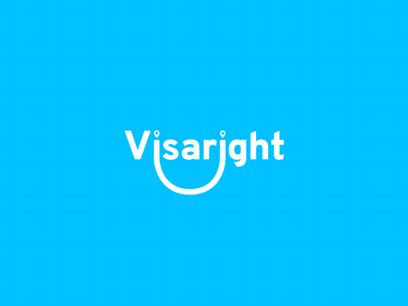 Visaright_logo_animation branding concept design dribbble logo logo animation logotipe logotipo do designer logotype typogaphy ui ux visa