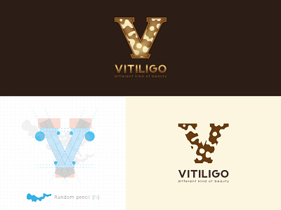 Vitiligo design logo logo design logoconstruction logodesign logoidea logos logoset logosketch logotype logotypedesign logotypes vitiligo