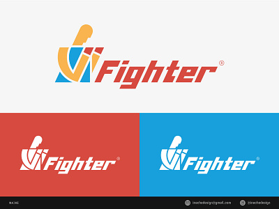 Fighter_logo adobe illustrator branding design dribbble icon inache logo logodesign logos logotype ufc vector vector art vectors