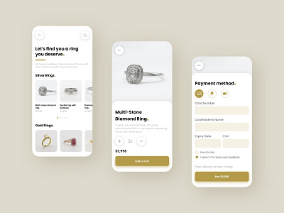 Daily UI 002 - Credit Card Checkout application art branding design graphic design illustration jewelry logo minimal mobile app typography ued ui ux vector
