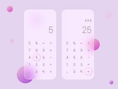 Daily UI 004 - Calculator art branding calculator design graphic design minimal mobile app ui