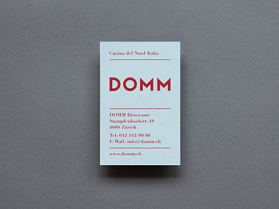 DOMM Business Card