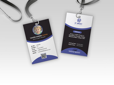 Company ID Card Design company id card graphic design id card design