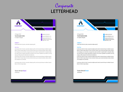 Letterhead design graphic design letterhead