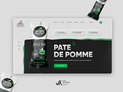 First screen | Apple Bars - Pate De Pomme