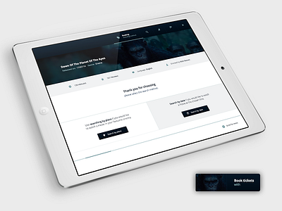 Ticket booking app aplication app book booking button ios mobile tablet tickets ui user interface ux