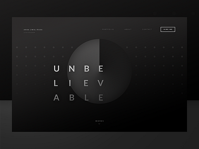 New Portfolio animation branding design minimal minimalistic personal portfolio semplice ui web webdesign