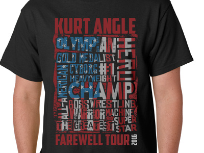 Kurt Angle apparel design impact wrestling kurt angle wrestling