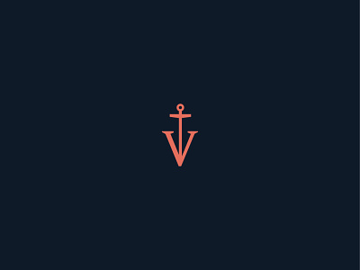 ⚓ Anchor anchor branding design identity logo logotype minimalist sea typography visual identity