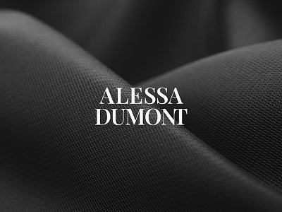 Alessa Dumont | Branding black brandidentity branding design fashion font identity logo logotype mark minimalist ocean sea type typography vector water white wordmark