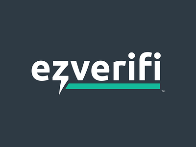 eZverifi Brand Identity branding identity identity design logo tech logo verification