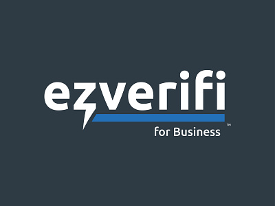 eZverifi for Business Brand Identity branding identity identity design logo tech logo verification