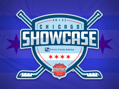 USPHL Chicago Showcase Logo branding identity logo sports sports branding
