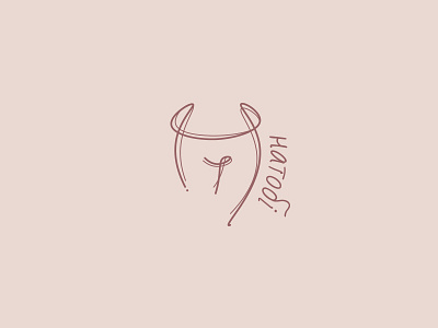 lingerie / logo design illustration logo minimal vector