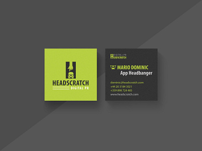 Headscratch brand : Business cards #1 bizzness branding busuiness card busuiness cards card pixel