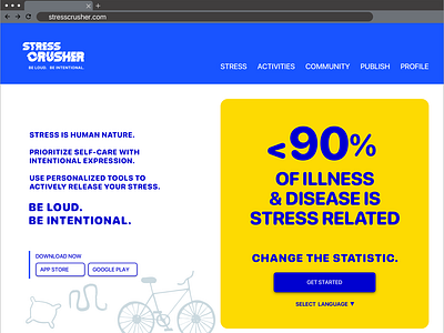 Stress Crusher Health & Wellness Web App by Carla Idrogo