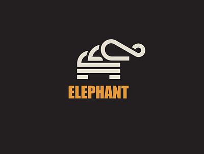 Elephant app brand brand identity designe elephant icon illustration logo typography vector لوگو