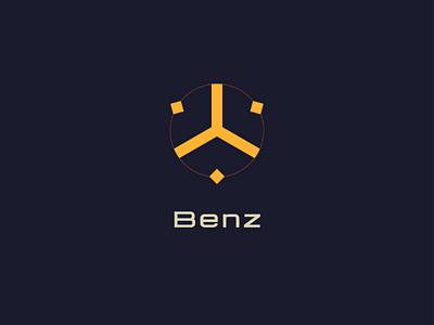 Persian typography of Benz.بنز brand logo لوگو، benz