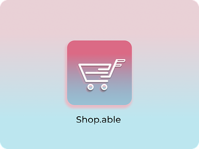 Shop.able app icon app branding dailyui dailyuiday5 design icon icons identity logo mobileapp mobileuiux uiux ux vector