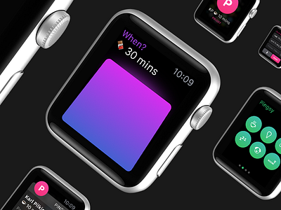 Pingsy for Apple Watch #02 apple watch design fa freeassociation messaging niek dekker notifications pingsy ui watch