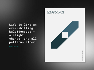 Kaleidoscope - Beauty is on the inside. branding design graphic design illustration logo