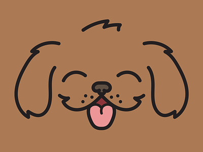 Puppy animal cartoon character cute design dog happy illustration illustrator jclovely kawaii minimal minimalist minimalistic puppy smile threadless