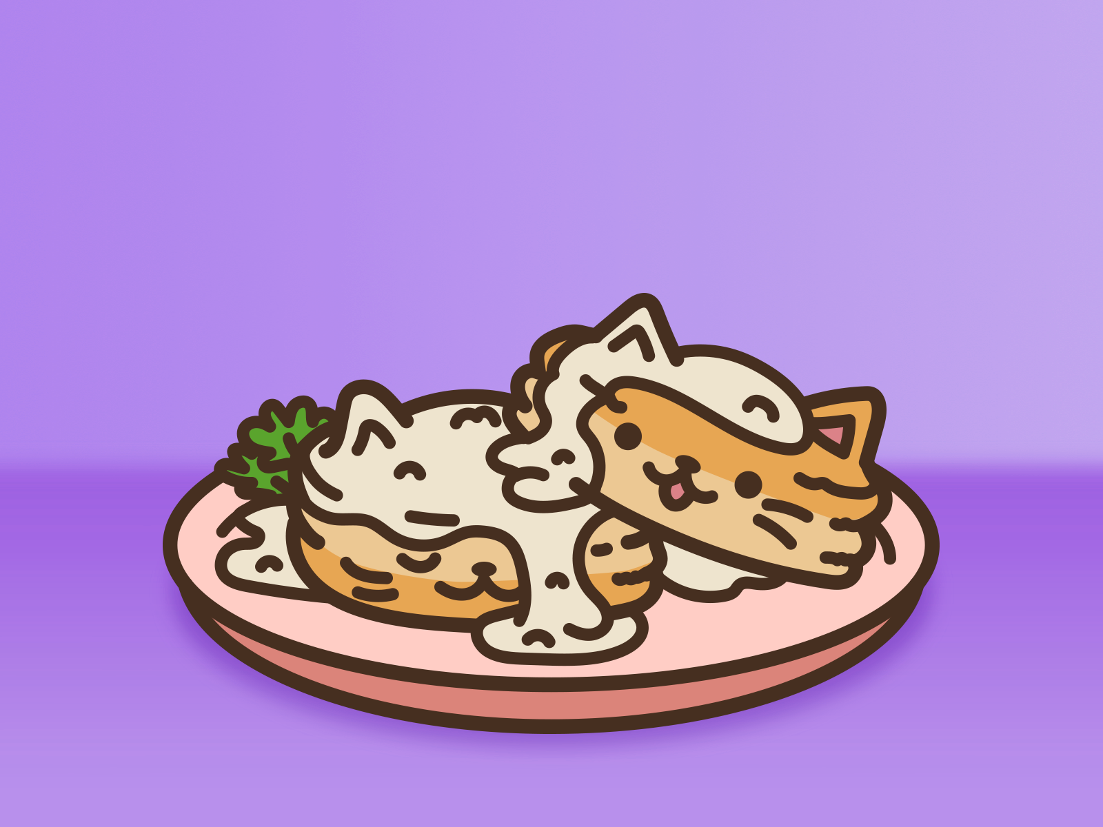 Cat Food Biscuits & Gravy by Jason Craig on Dribbble