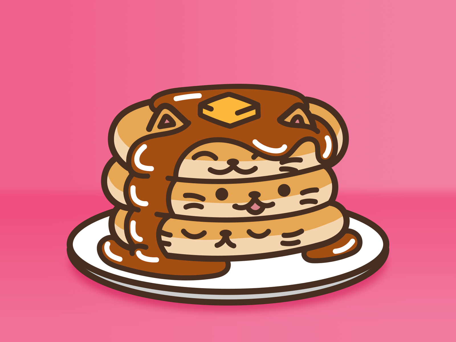 Cat Food Pancakes by Jason Craig on Dribbble