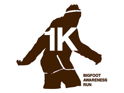 Bigfoot Awareness Run 1k awareness bigfoot darensocial logo run