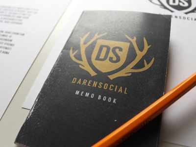 Memobook branding darensocial design memo book