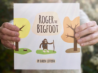 Roger The Bigfoot bigfoot book childrens book darensocial