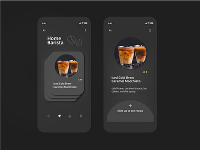 Home Barista barista beans coffee coffee bean coffee cup coffee mobile app coffee recipe coffee shop cold brew coldbrew concept home barista iced coffee