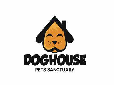 DOGHOUSE art branding design dog house icon illustration illustrator logo typography