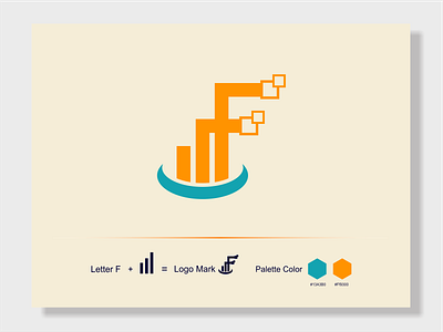 Logo Letter F branding design lettering logo logo business logocombination logocompany logoletter typography vector