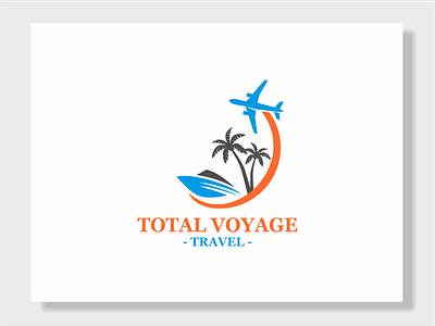 Total Voyage branding design illustration logo logo branding logo business logocombination logocompany minimal vector