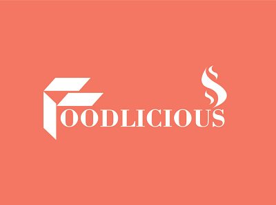 foodlicious food food and drink foodie logo