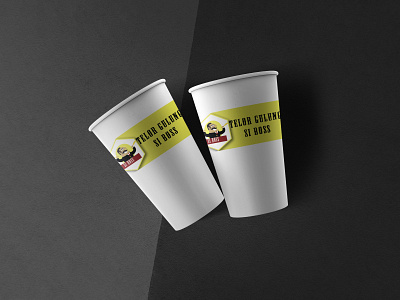 Mini Cup design food and drink icon illustration logo