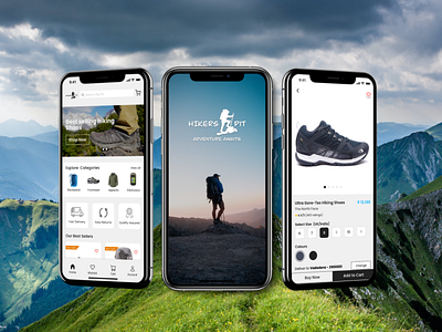 Hikers Pit-An e-commerce App for hikers — UI/UX Case Study
