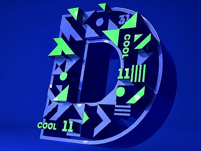 D - Daily Type Challenge 3d c4d dailyrender dailytype typography