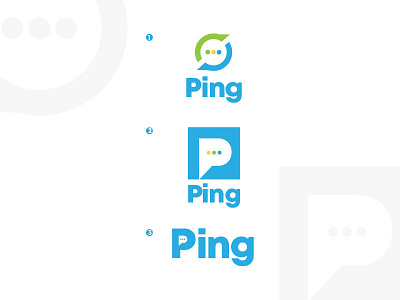 #3 Ping - 30daylogochallenge app dailydesign design designdaily graphicdesign logo logodesigner mockup thirtylogos typo typography