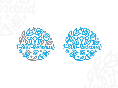 #5 Rosebud - flower shop logo design branding dailydesign design graphidesign logo thirtylogos typo typography