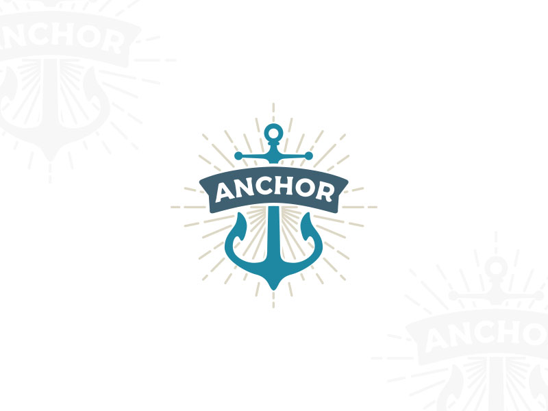 anchor logo design by Ino Esteves on Dribbble