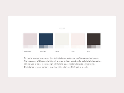 Tight Knit Color Scheme balance branding calm color scheme feminine minimal monotone