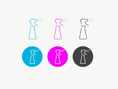Mandy's Maid For You Color Scheme brand branding clean color scheme icons line minimal minimalist services
